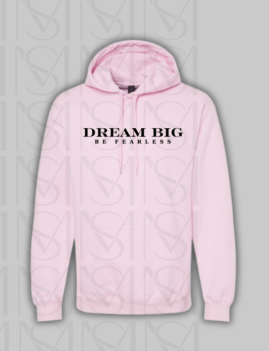 Dream Big Be Fearless Softball Hoodie