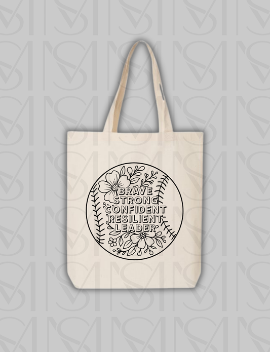 Color-Your-Game Softball Tote