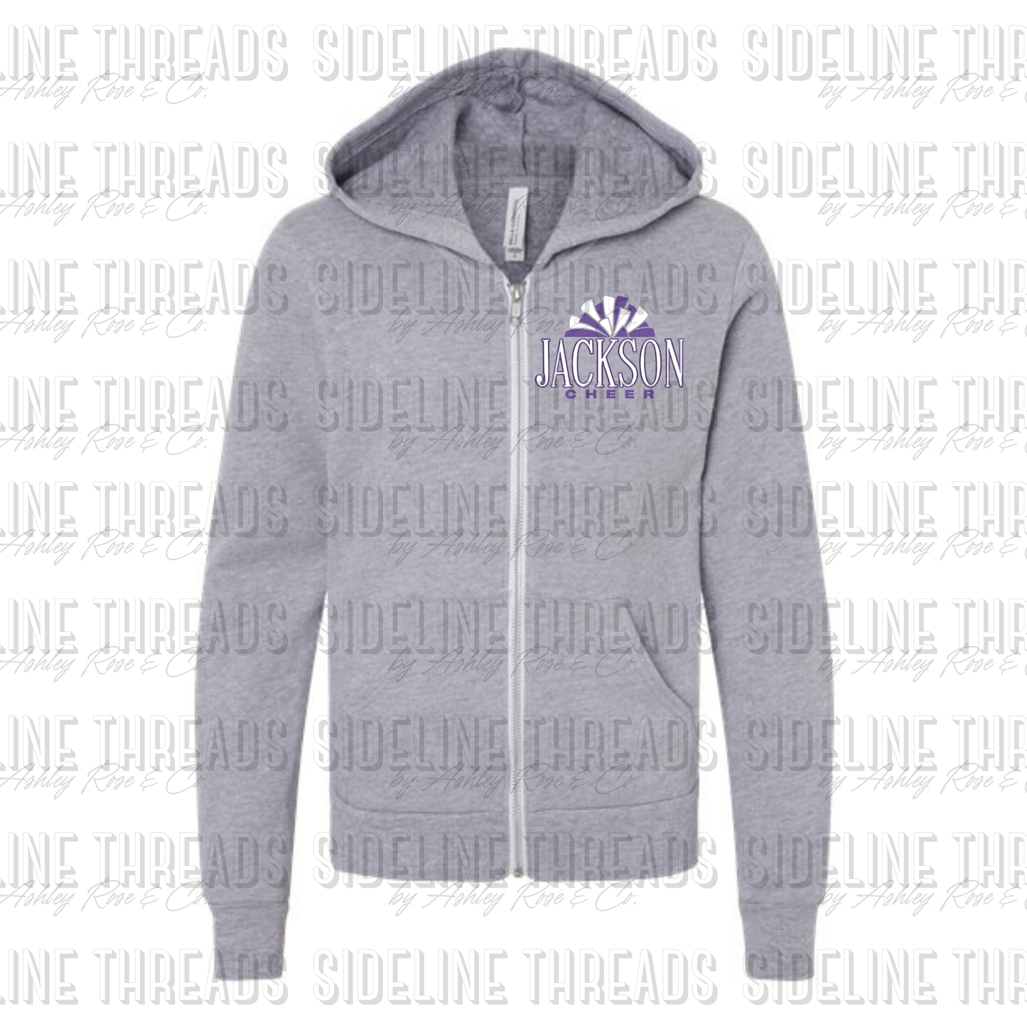 Jackson Cheer Zipper Hoodie (All Designs)