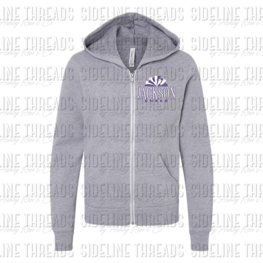 Jackson Cheer Zipper Hoodie (All Designs)