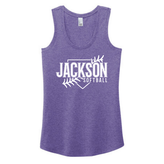 JSA Ladies Racerback Tank Homeplate