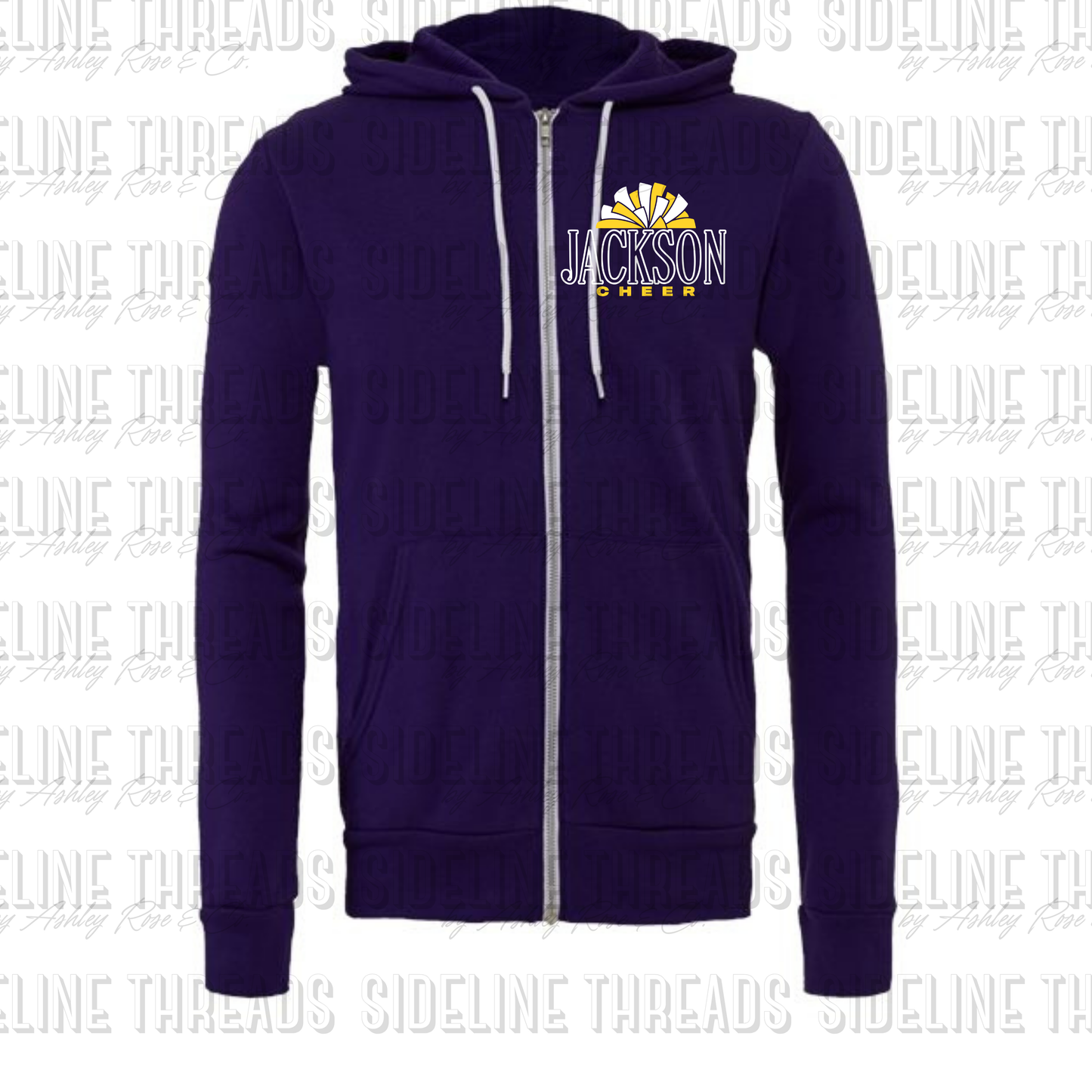 Jackson Cheer Zipper Hoodie (All Designs)