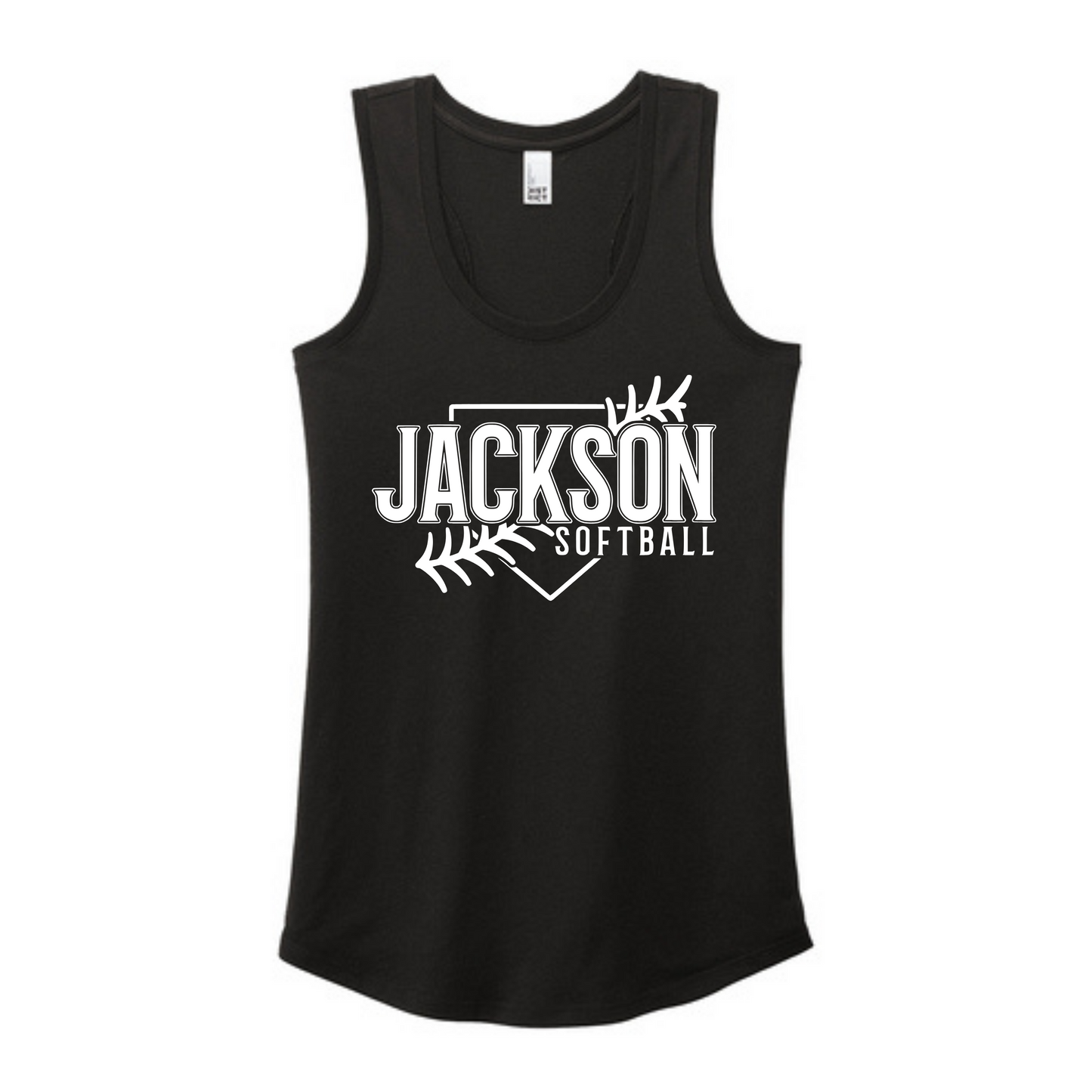 JSA Ladies Racerback Tank Homeplate
