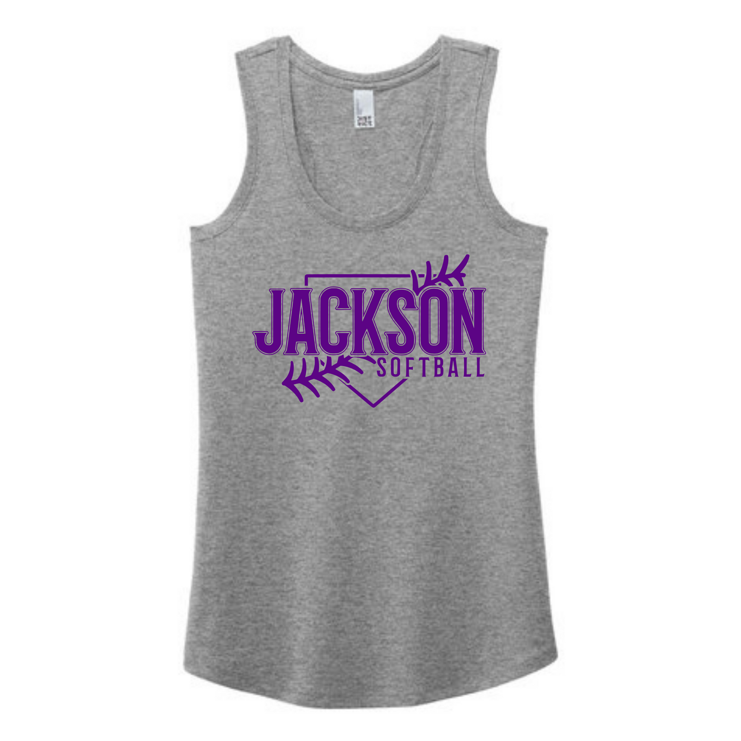JSA Ladies Racerback Tank Homeplate